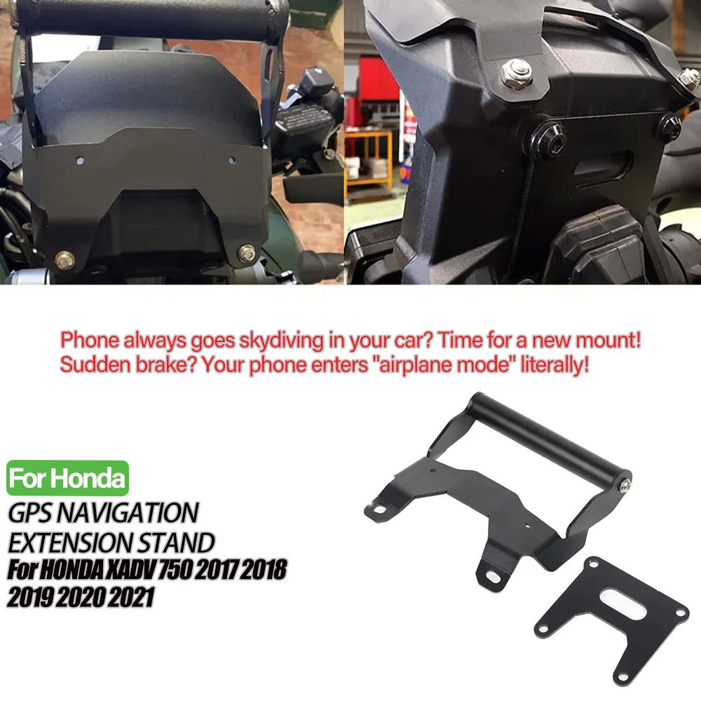

X ADV 750 2021 Motorcycle Phone Holder Stand GPS Navigation Plate Bracket for Honda X-ADV 750 2020 2019 2018 201717
