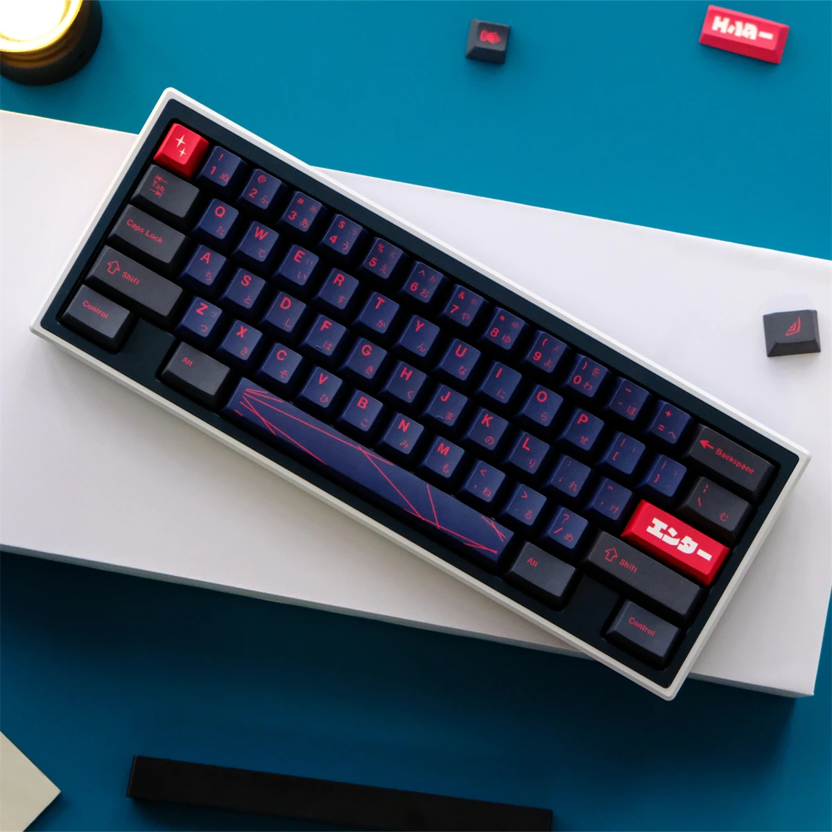 Keycaps 129 tombol PBT topi kunci keyboard mekanis sangat tersublimasi, periferal saudara panas