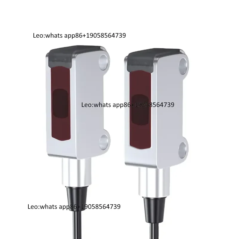GW4-T10W Small Size NPN Output Through-Beam Optical Switch 2m Cable Front Detection 0-0.6m Sensing Range IP65 12-24VDC