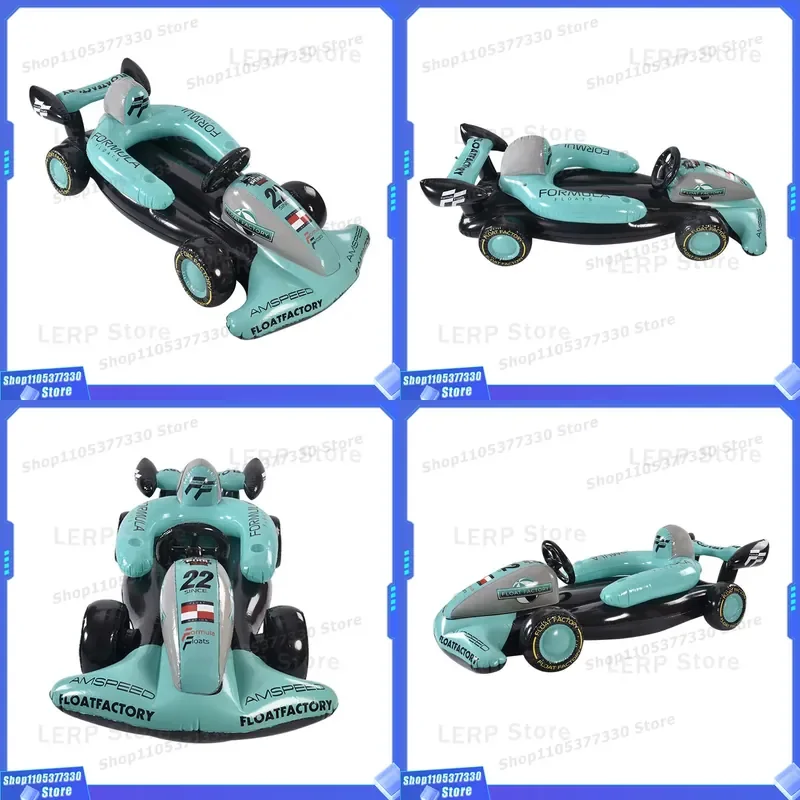 for PVC F1 Seat Inflatable Racing Car Floating Row Large Toy Adult Cartoon Model New Spot
