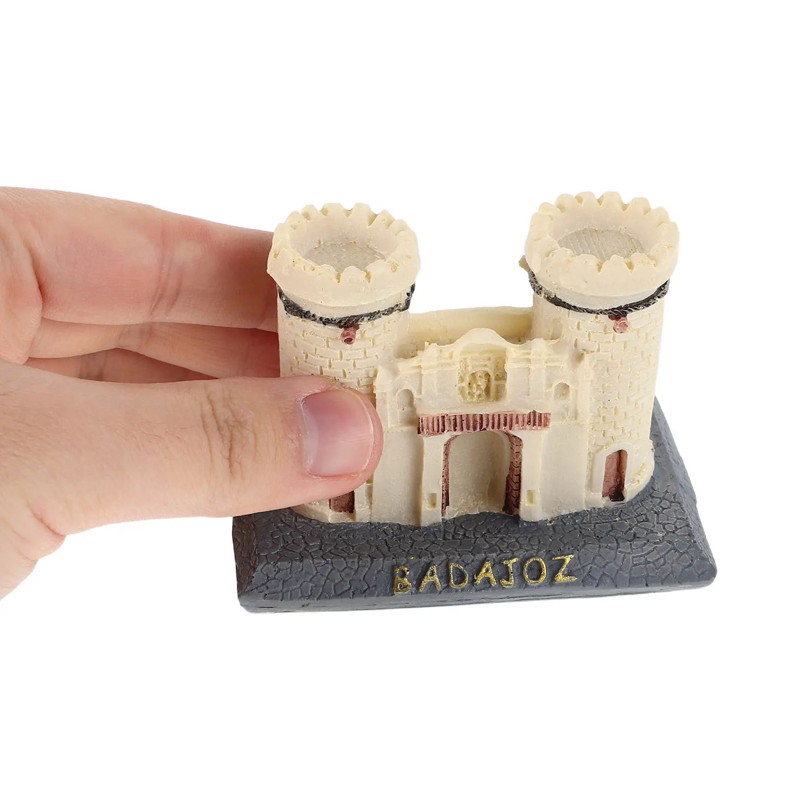

Miniature Castle Vintage Resin Spanish Palace Micro Landscape Decor Sand Table Ornament For Fairy Garden Succulent Pots