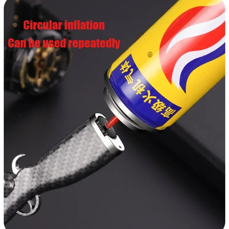 New Gun Type Wood Grain Double Barrel Lighter Double Direct Flush Windproof Inflatable Cigarette Lighters & Smoking Accessories