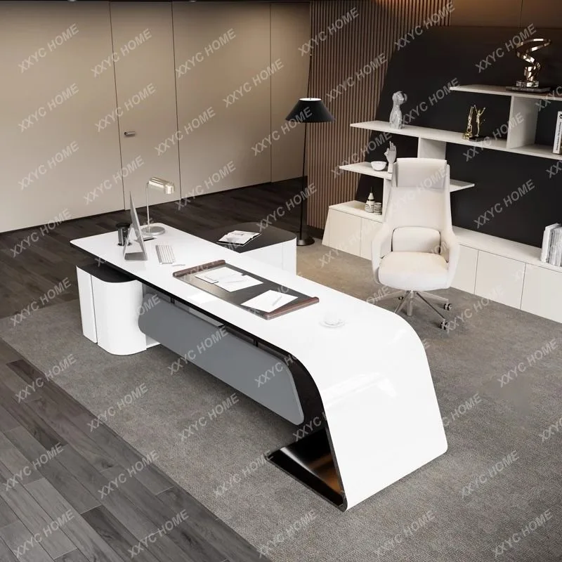 

M Creative paint boss desk personality president desk simple and modern