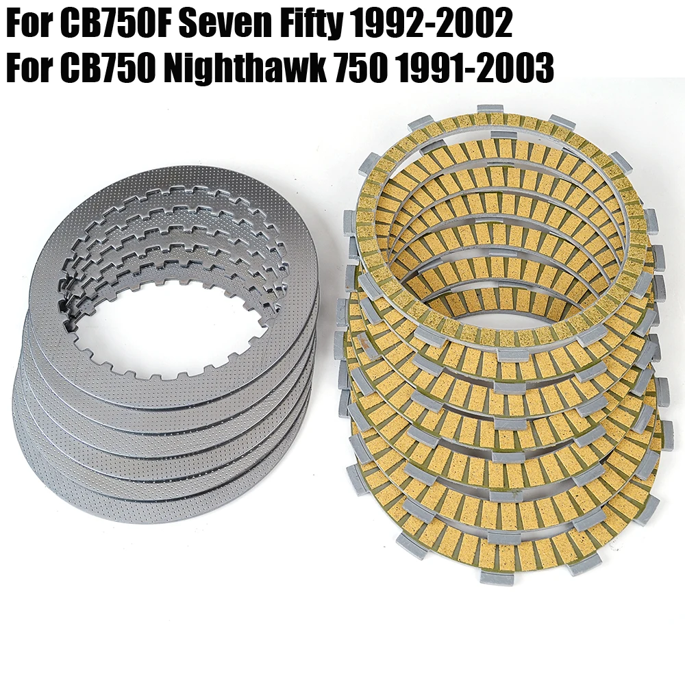 

Clutch Plate Clutch Friction Disc Plates For Honda CB750 Nighthawk 750 CB750F Seven Fifty 22201-MT6-601 CB 750 750F