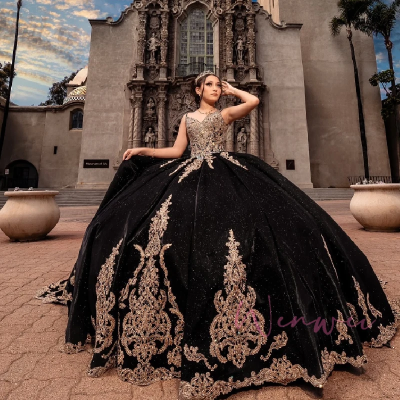 black sparkly wedding dress Dresses Off Shoulder Lisposa made piece Custom Black Wedding Dress with