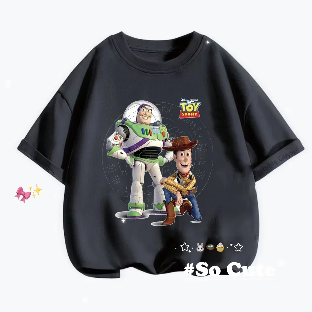 Camiseta de Toy Story Woody para niños، سترة غير رسمية من المانجا كورتا كون إستامبادو دي دي ديبوجوس أنيمادوس2025