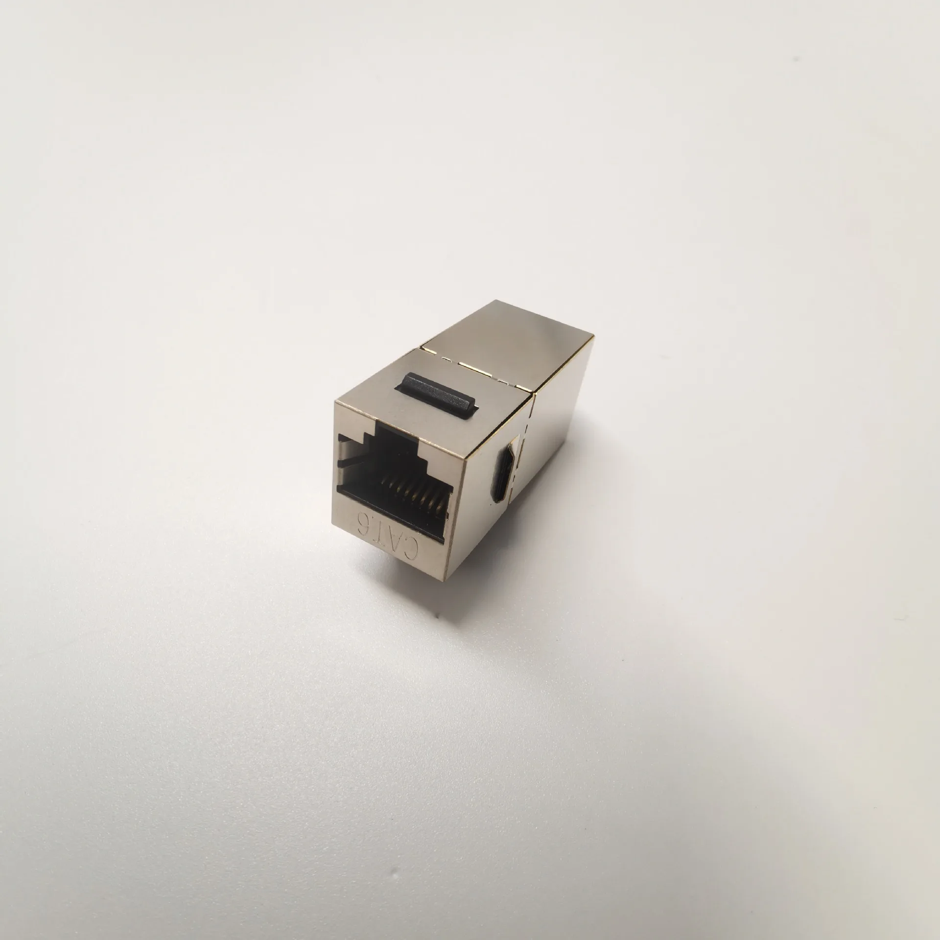 2pcs CAT6 Shielded RJ45 Coupler, Ethernet Network Cable Straight Through Extender Adapter for LAN Connection
