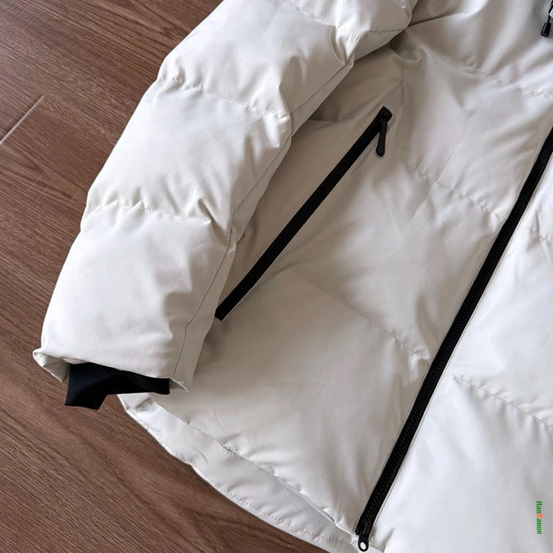 سترة دافئة بغطاء للرأس سميكة للجنسين للتخييم في الهواء الطلق، سترة قطنية دافئة ومقاومة للرياح ومقاومة للماء