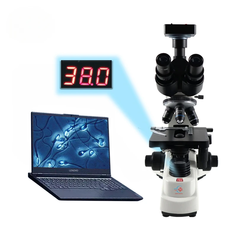 HC-B028V Mammal Sperm Quality Analysis System Canine Semen Microscope Analyzer Veterinary Sperm Analyzer For Dog Cat