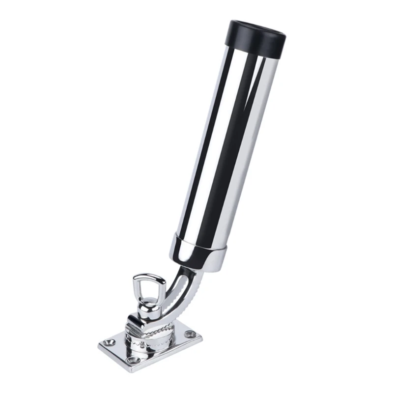 Adjustable Fishing Rod Holder Deck Mount 316 Stainless Steel for Marine Boat Yacht Accessories