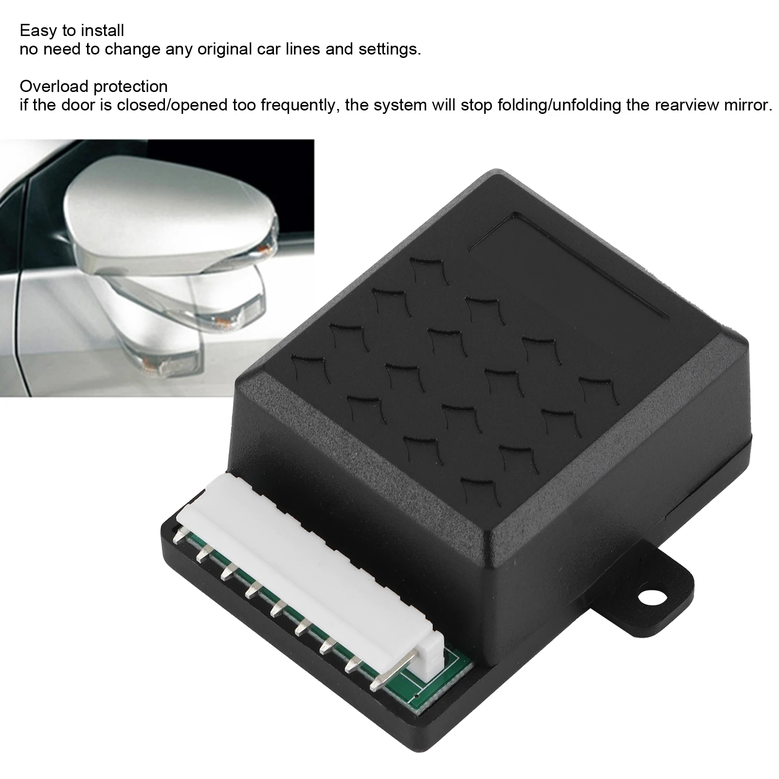 Side Rearview Mirror Auto Fold Unfold Controller Folding Closer Module  for 12V Car Rearview Mirror Folding Controller