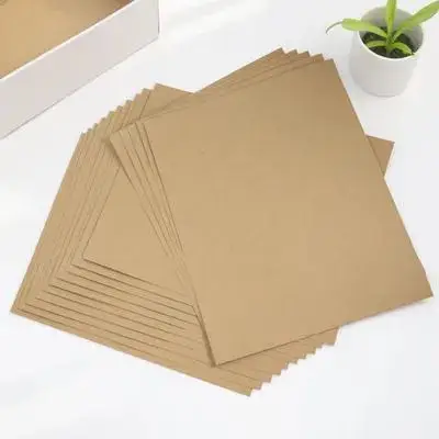 15Pcs Braille Writing Sheet Thick Cardstock Paper for Blind People Practice 24x30cm Khaki Braille Learning Paper Supplies