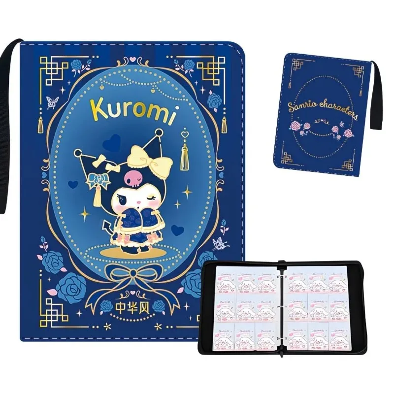 9 Pocket 900 Stuks Sanrio Kaart Album Boek Map 9 Kaartsleuven Hello Kitty Collecties Rits Dubbele Zak Rits kaart Bindmiddel Houder
