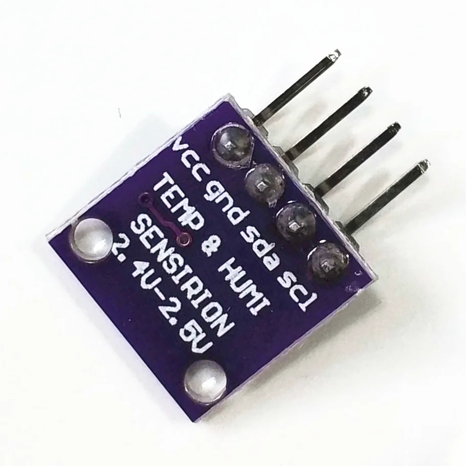 SHT35 Temperature And Humidity Sensor Module I2C Communication Digital DIS Wide Voltage Purple Board