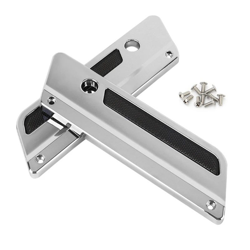 G7NA Motorcycle Accessories Saddlebag Hinge Latches Covers with Screws Decoration For Road Street 2014-up