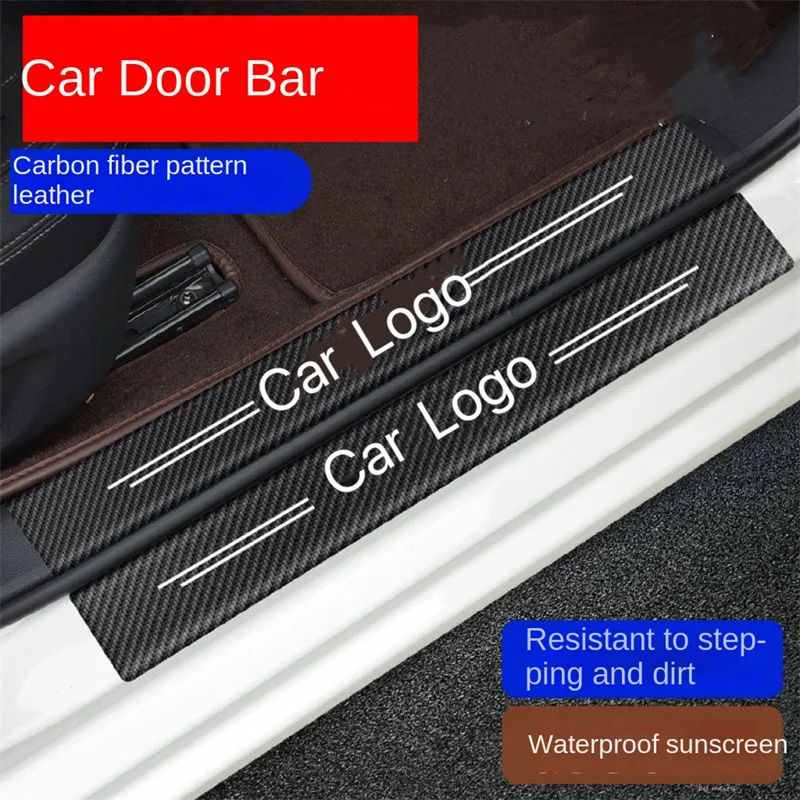 Car threshold bar anti-step sticker anti-scratch door protection sticker Welcome foot pedal protection bar General decorative su