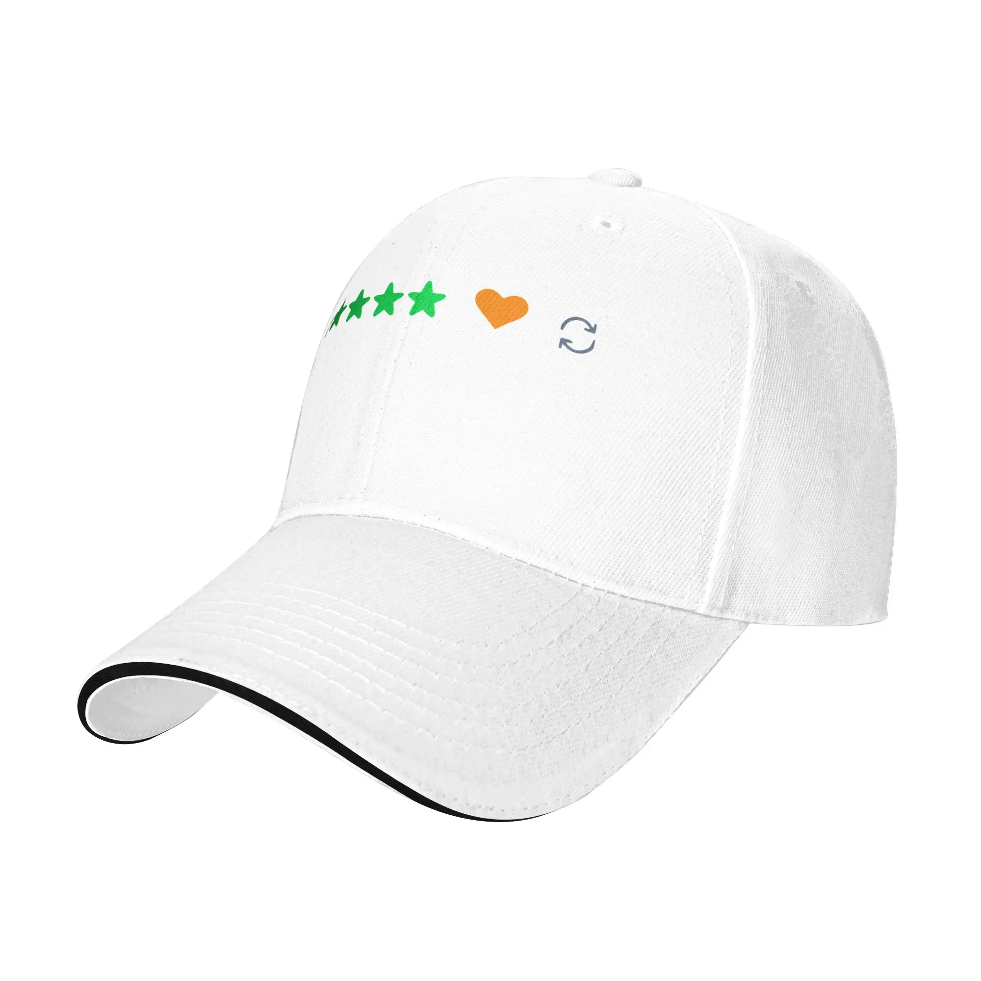 Hot Sale letterboxd 5 star review icons Baseball Cap  Hiphop Sun Visor Hat  Outdoor Shooting Sun Visor Hat