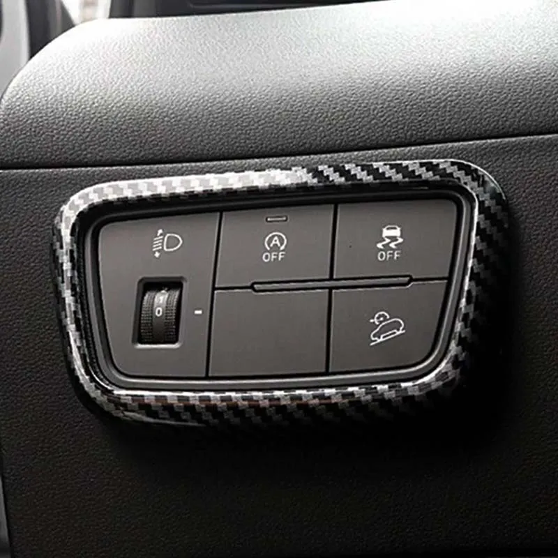 For Hyundai SANTA CRUZ 2022 2023+ ABS Car A-Pillar Door Handle Bowl Gear Box Dashboard Head Light Window Lift Button Cover Trim