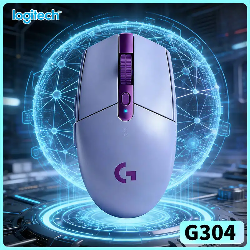 Logitech G304 LIGHTSPEED Wireless Gaming Mouse 12000 DPI HERO Sensor 1ms Latency 250hr Battery Streamer Reliable Users