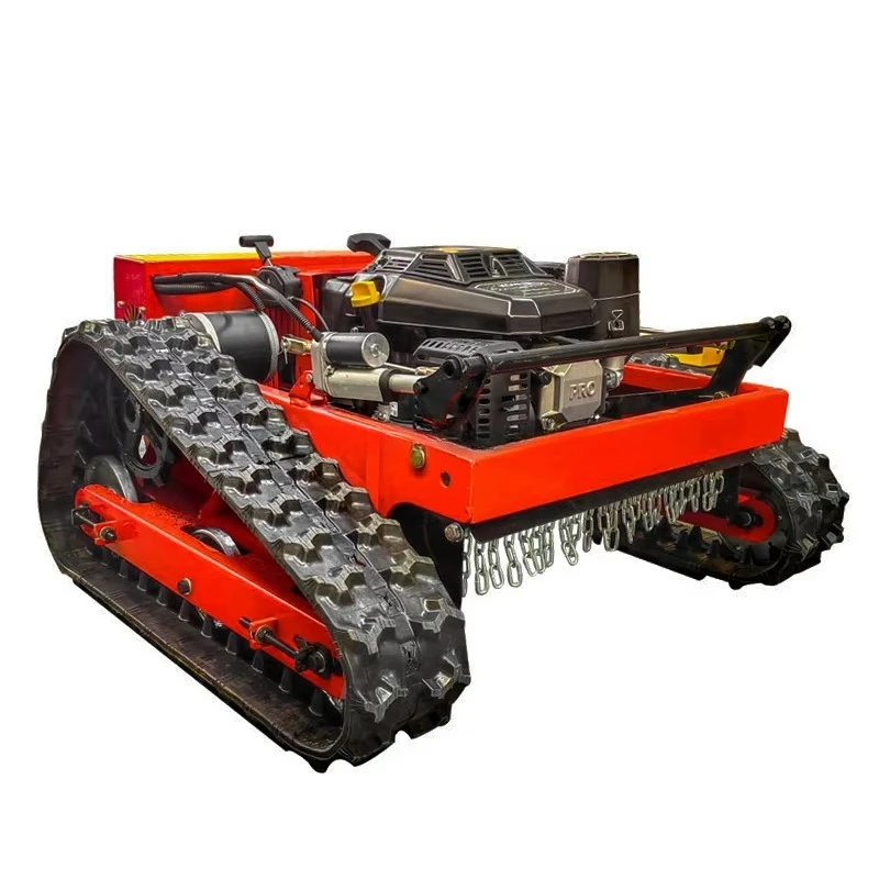 For~Radio Control Mowers Slope Lawn Mower Tracked Remote Control Robot Weed Mowing Machine