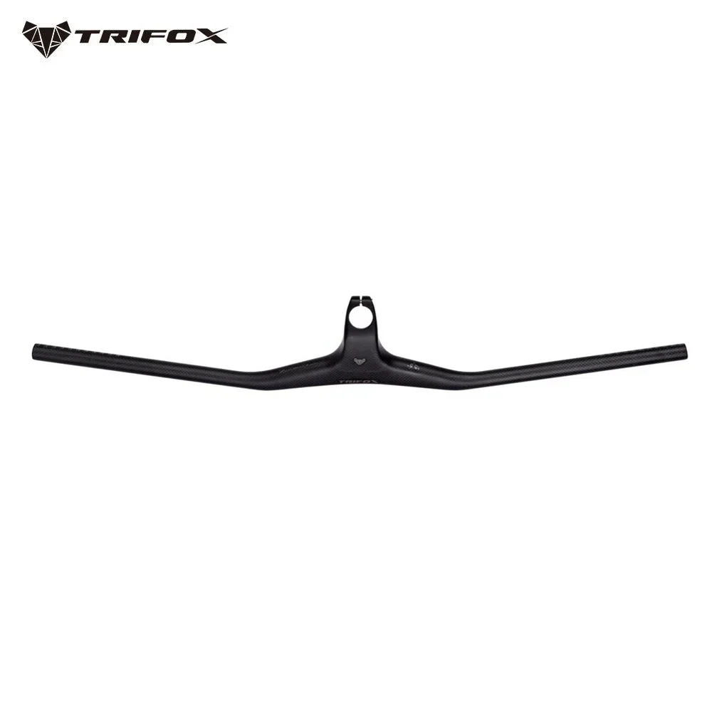 TRIFOX Factory Price  MTB Handlebar Ultralight 28.6 T800 Carbon Mountain bicycle Integrated Handlebar