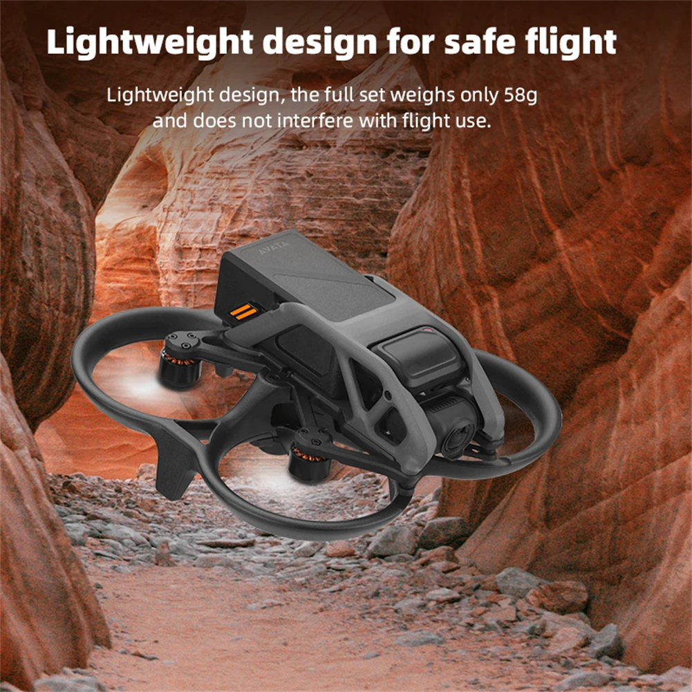 Protezione dell'elica anello di protezione dell'elica anticollisione protezioni della lama del puntello accessori per droni compatibili per droni DJI Avata