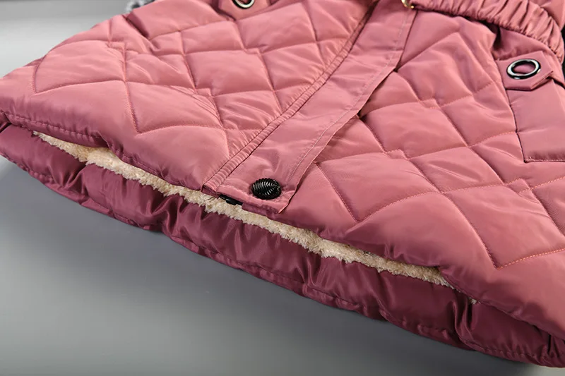 Autumn Winter Girls Jacket Keep Warm Hooded Windproof Outerwear Birthday Christmas Girls Coat 4 5 6 7 8 9 10 Years Kids Clothes