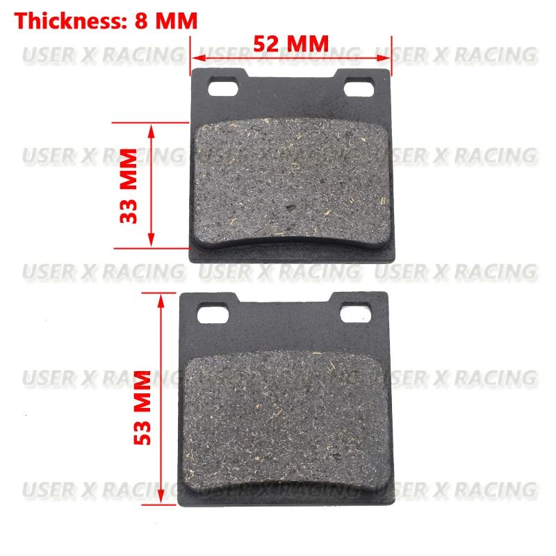 USERX Motorcycle disc brake pad Brakes Front Rear Disc Brake Pads For FA063 SUZUKI  GSF GSX GSXR RG SV 250 400 500 600 650 1100