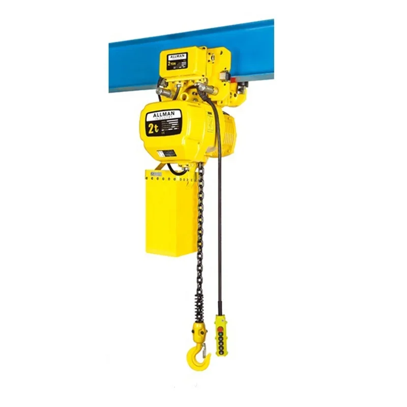 Allman New high efficiency 3 phase electric chain hoist for cargo lifts capacity 5 ton with best price