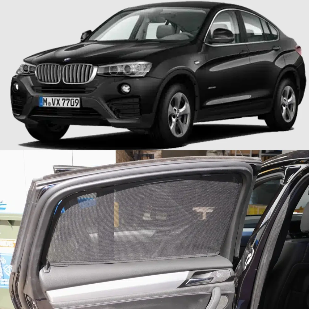 

For BMW X4 F26 2013-2018 Car Rear Side Baby Window SunShade Shield Front Windshield Blind Curtain Sun shade Visor Sunshield