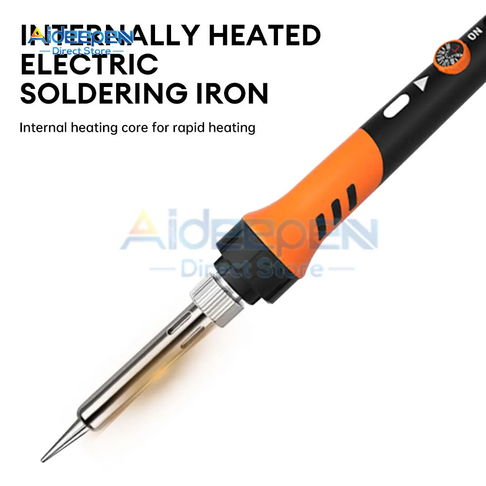 Adjustable Temperature Electric Soldering Iron 110V/220V 60W Solder Iron Professional Tin Welder Heat Pencil Welding Repair Tool