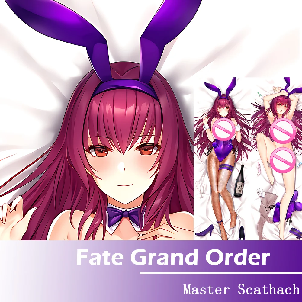 

Dakimakura Fate Grand Order Master Scathach Double Sided Print Pillowcase Anime Life Size Body Pillow Cover