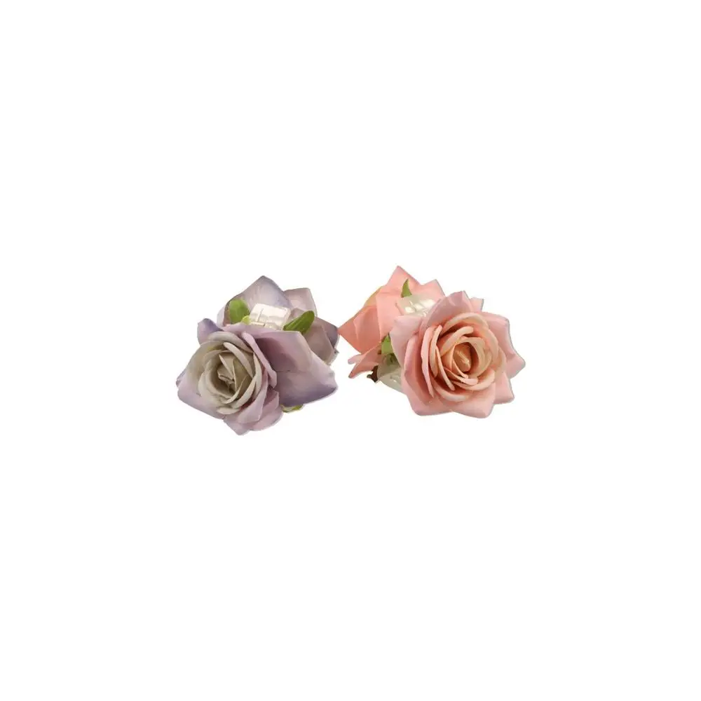 Cute Peony Flower Flower Hair Claw Ponytail Clip Cloth Rose Hair Clip Cute Hairpin Korean Style Headwear Large Shark Clip Girl