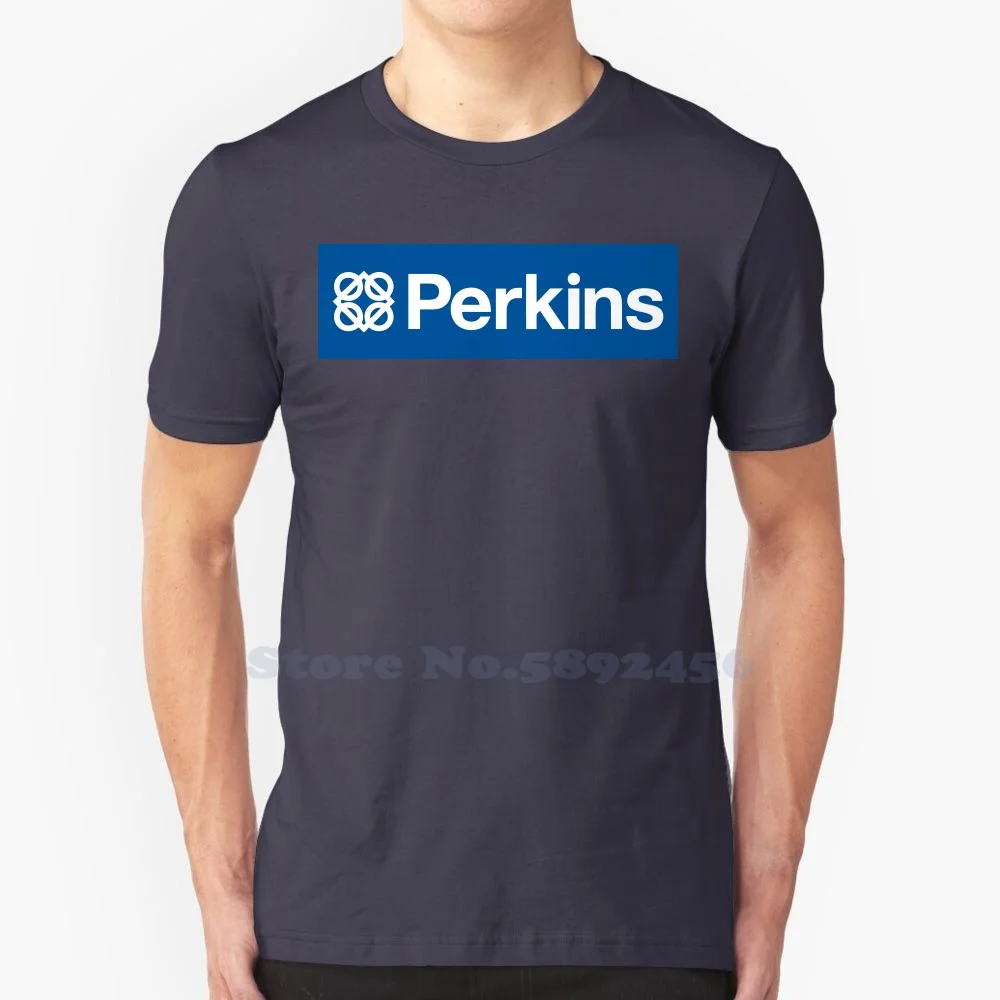 

Perkins Unisex Clothing Streetwear Printed Brand Logo T-shirt Graphic Tee