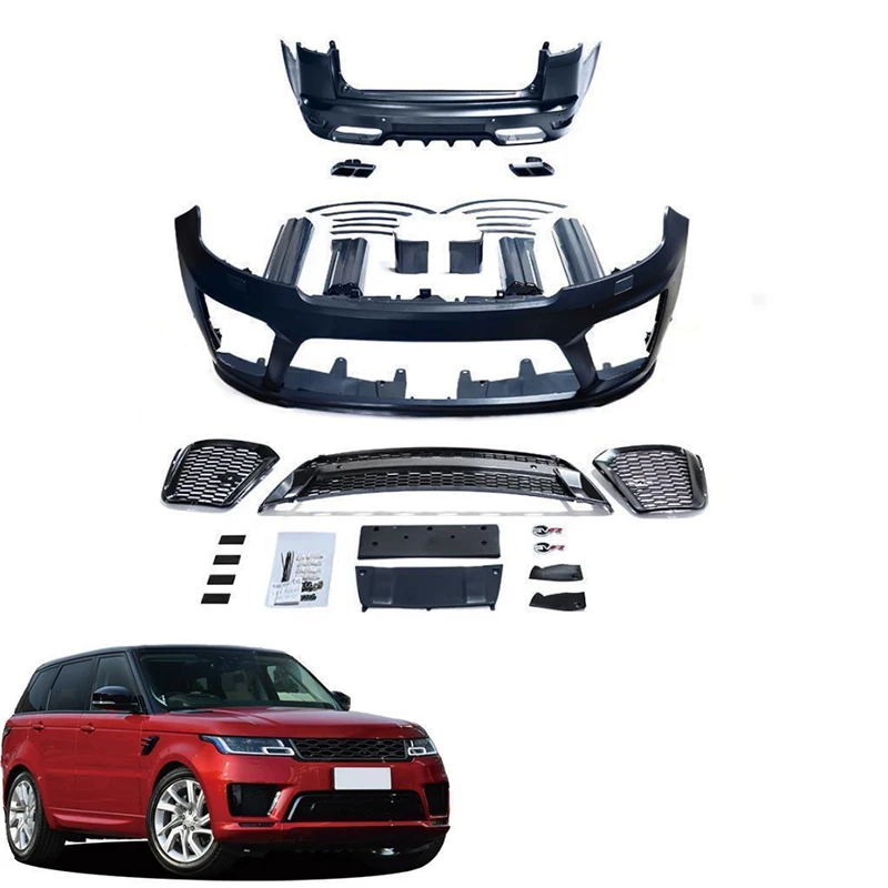 

Factory Outlet PP Material for Range-rover RR Sport SVR 2018-up Body Kits Car Bumper Facelift for Range Rover Sports Bodykit