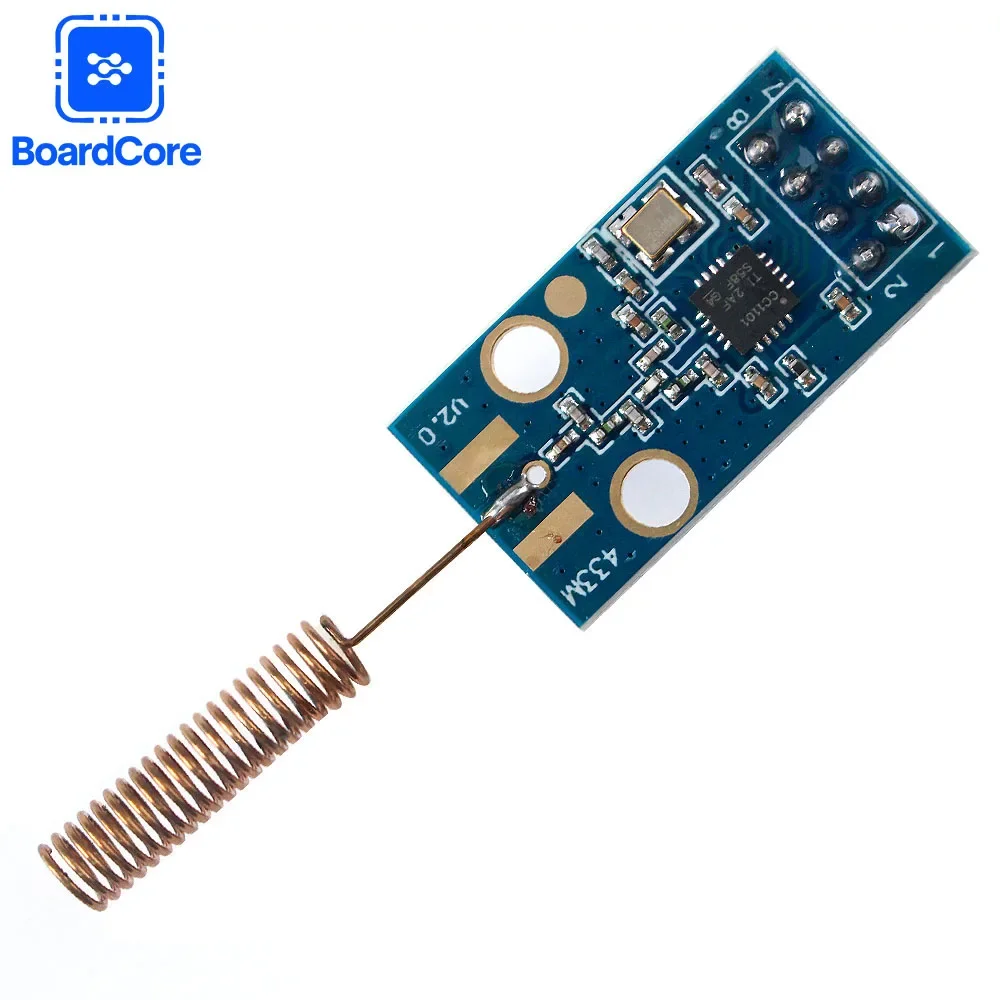 1PC CC1101 Wireless Module 433MHZ 300-500M Long Distance Transmission With copper antenna wireless transceiver module