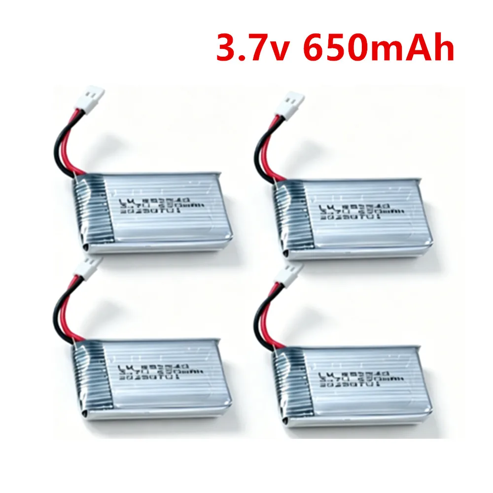 3.7V 650mAh 25C Lipo Battery For SYMA X5C X5C-1 X5 H5C X5SW RC Drone Spare Parts 852540 Rechargeable Lithium Battery