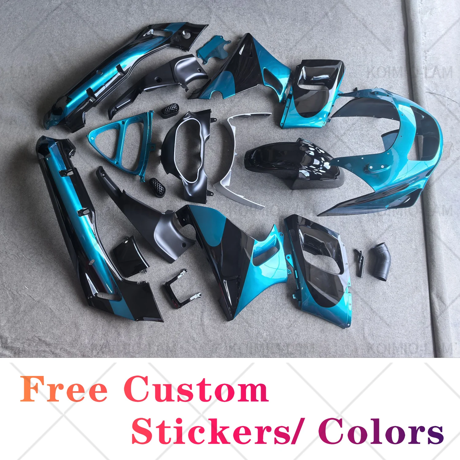 

Подходит для Kawasaki ZZR400 1993-2007 ZZR600 1993-2004 ZZR 400 600, аксессуары для мотоциклов, комплект обтекателя кузова, панели