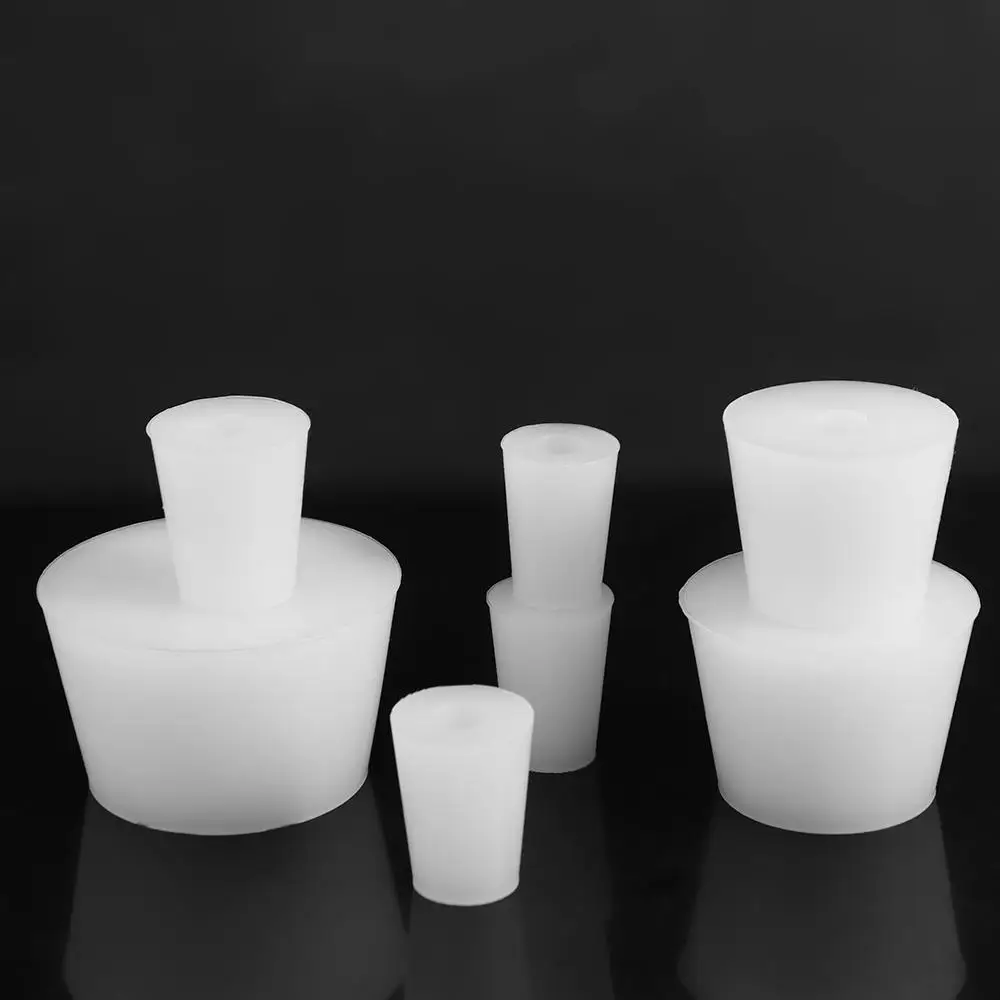 High-Temperature Resistant Silicone Water Pipe Conical Fermenter Cover Test Tube Bottle Stopper Silicone Plug