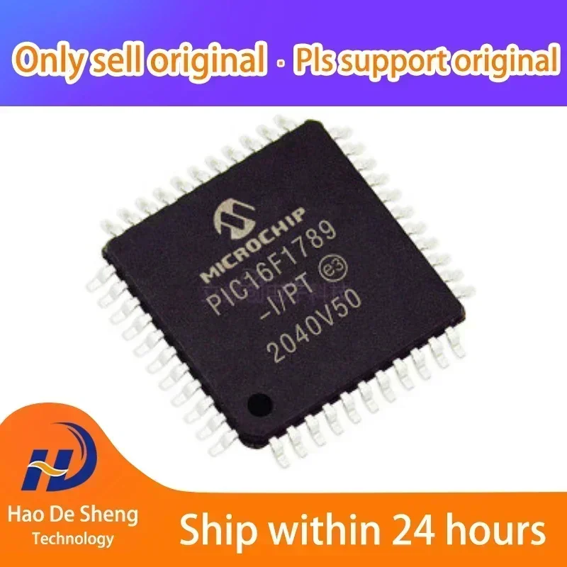 

1PCS/LOT PIC16F1789-I/PT PIC16F1789T TQFP-44 New Original In Stock, electronic components supplies