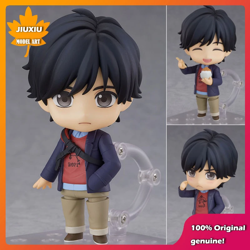 100% Original: Anime BANANA FISH Okumura Eiji Q version figma Action Figure Anime Figure Model Toys Figure Collection Doll Gift