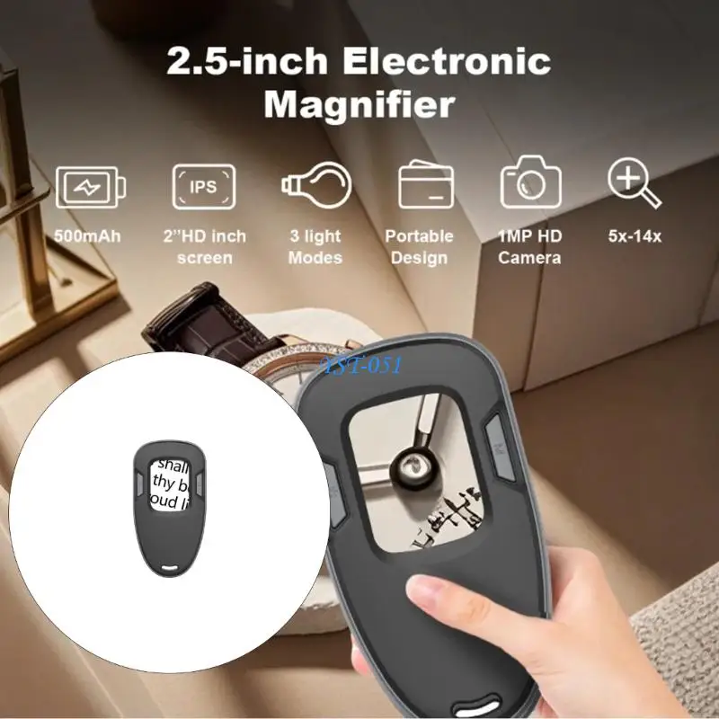 

E15A Auto Shutdown Glass 100X Zooming Color Display Microscope