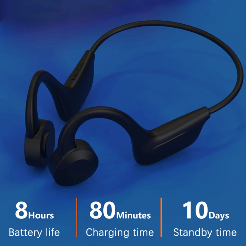 

Bone Conduction Headphones Wireless Sports Earbuds for Running Stereo Sound Headsets Long Life Comfortable Fit
