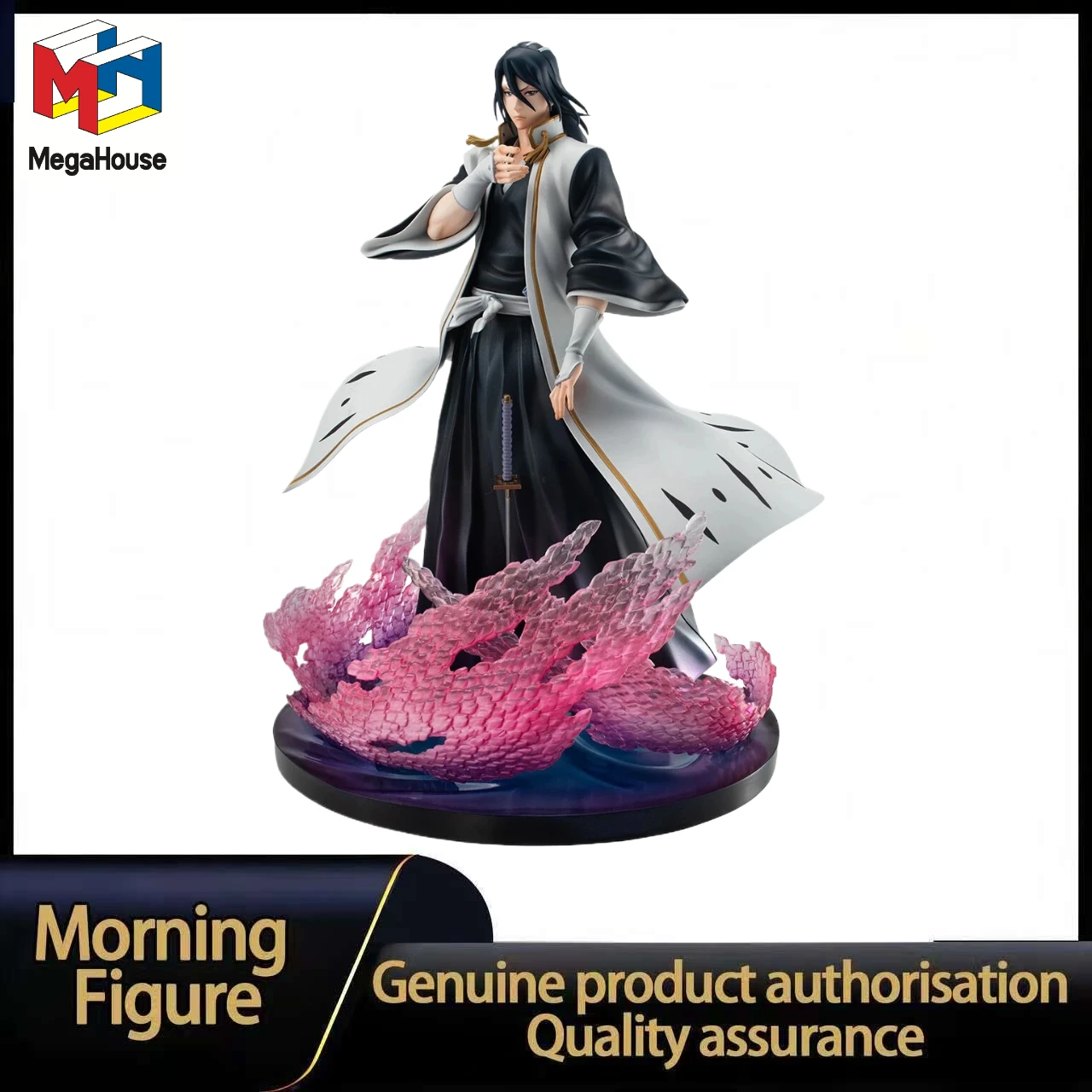 

In Stock MEGAHOUSE GEM Series BLEACH Thousand Year Blood War Byakuya Kuchiki Figure Toy Model Collection