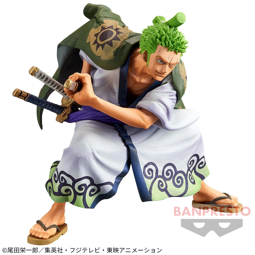 

BANDAI Banpresto One Piece KING OF ARTIST THE RORONOA ZORO - Wano Country Figure Model Anime Genuine Boxed Toy