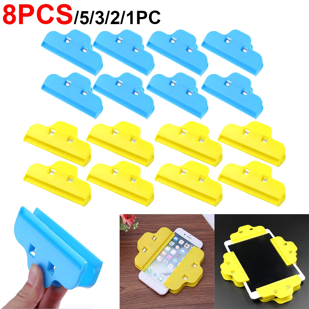 1-8pcs Mobile Phone LCD Screen Fastening Clamp Plastic Adjustable Clip Fixture For IOS Android Smartphone Plastic Hold Repair