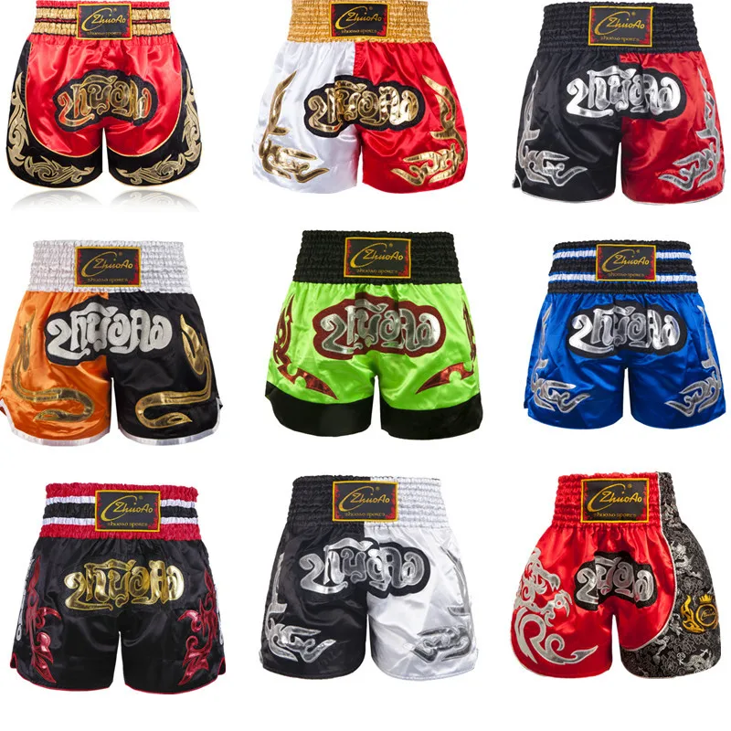 

Fighter Training Shorts Thai Boxing Pants Boxing and Sanda Fighting Suit Boxing and Sanda Outdoor Training Class Boxing Shorts