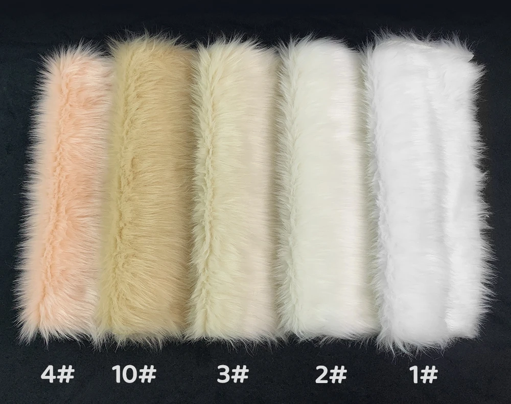 Pelzimitat-Stoff, 30 x 50 cm, Polyesterfaser, mittlere Dicke, gewebte Technik, 2,5 cm langer Pelzstoff, Cosplay-Fursuit-Pelzmaterial – Detail 6