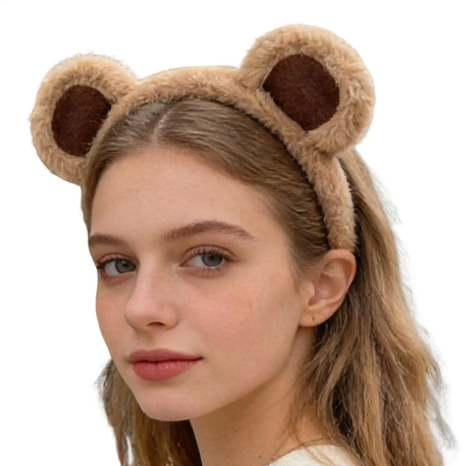 

Плюшевые повязки на голову с ушками медведя и мыши, ободки для волос для умывания, мультяшные повязки с животными для вечеринок, фотосессий, реквизит для мероприятий