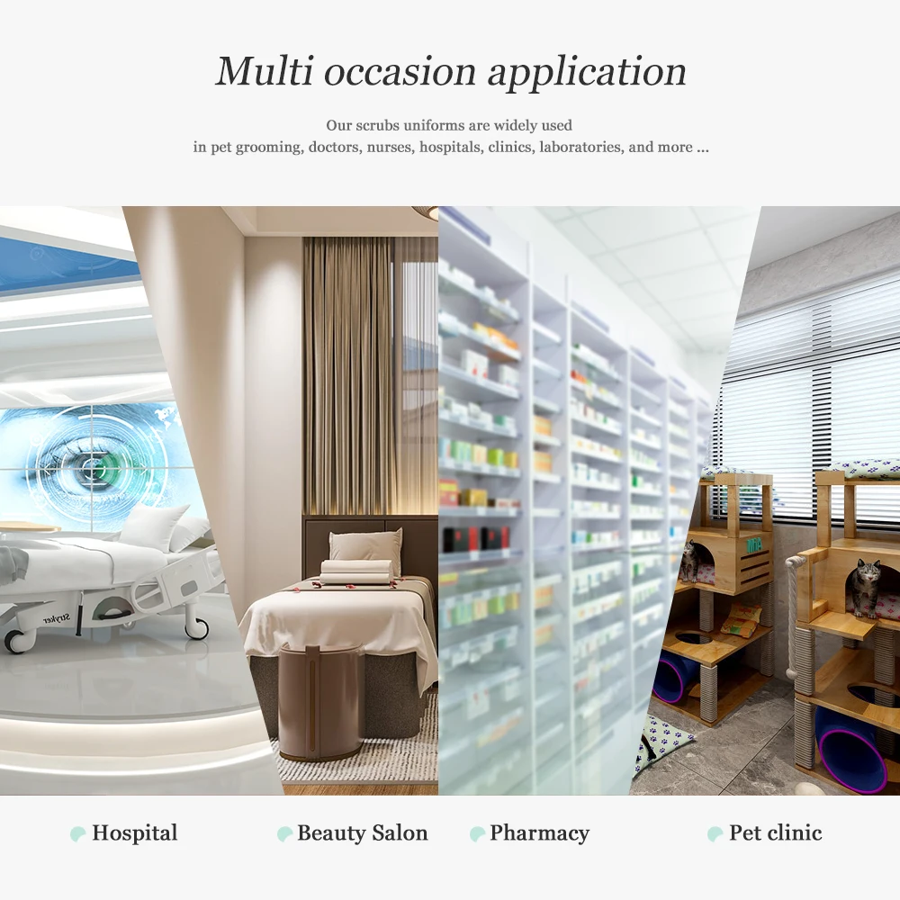 เสื้อสครับแขนยาวสำหรับบุรุษและสตรี  แจ็คเก็ตอุ่นๆ สำหรับแพทย์ พยาบาล  ชุดทำงาน  เสื้อนอกหลากสี  ชุดสครับสำหรับพยาบาล  ชุดสครับสำหรับบุคลากรทางการแพทย์และเภสัชกร